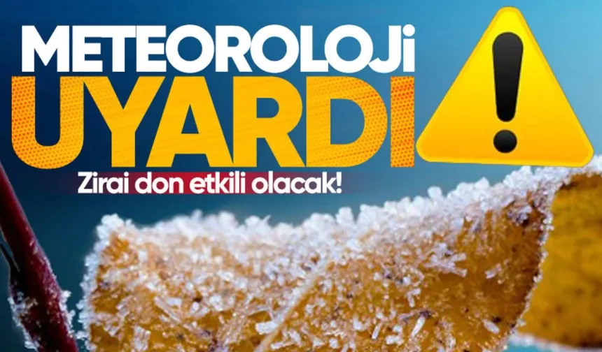 Zonguldaklılar dikkat: Don etkili olacak!