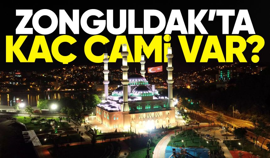 Zonguldak'ta kaç cami var?