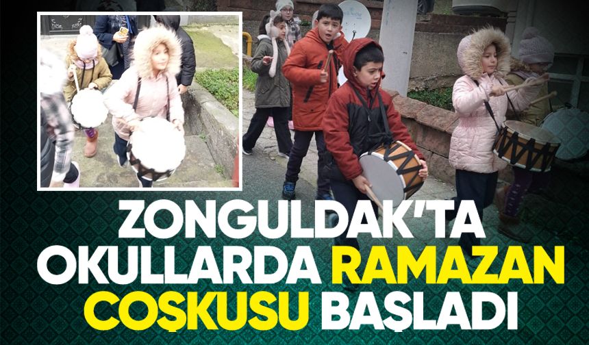 Zonguldak’ta okullarda Ramazan coşkusu başladı
