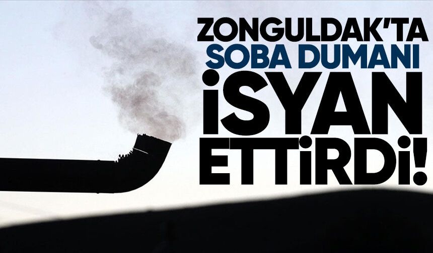 Zonguldak’ta soba dumanı apartman sakinlerini rahatsız etti