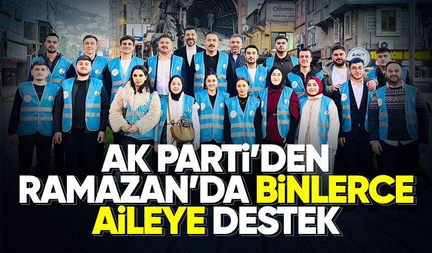 AK Parti Zonguldak’tan Ramazan’da binlerce aileye destek