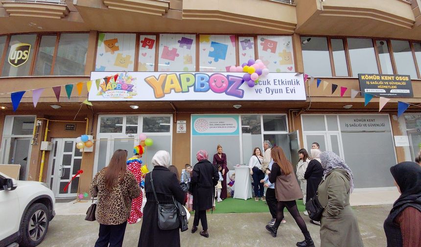 Zonguldak’ta bir ilk: Yapboz oyun evi açıldı
