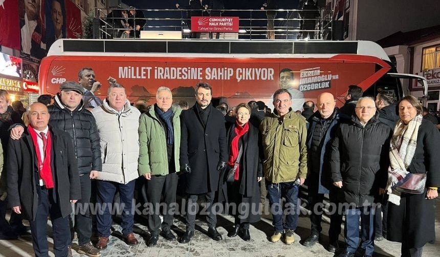 CHP Zonguldak İl ÖrgütüÖzel'in Bolu mitingine katıldı!