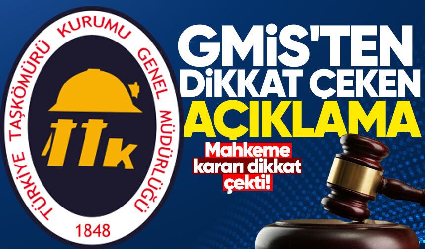 GMİS'ten çarpıcı açıklama: Mahkeme kararı dikkat çekti!