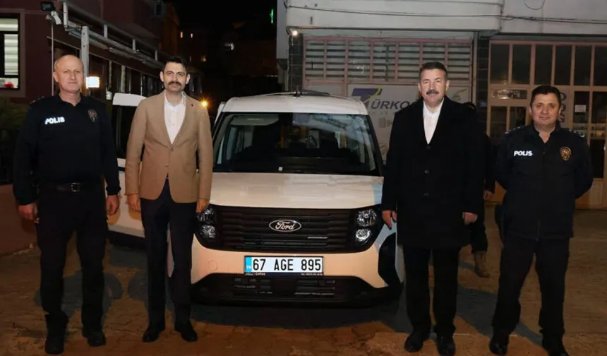 Belediyeden Emniyet'e araç desteği