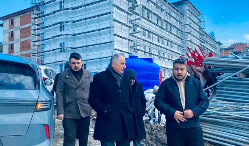 Milletvekili, 1.300 kişilik KYK Yurdunu inceledi