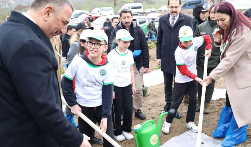 Ereğli'de 2.026 fidan geleceğe dikildi