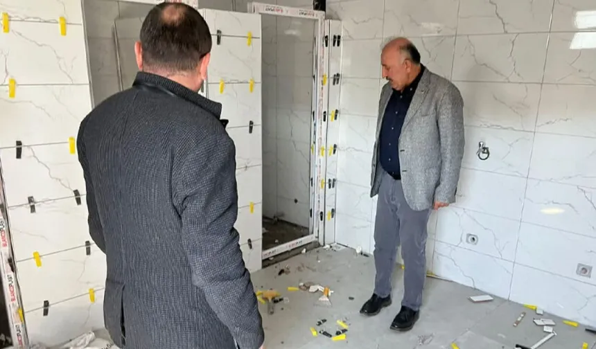 Terminaldeki tuvaletler yenileniyor