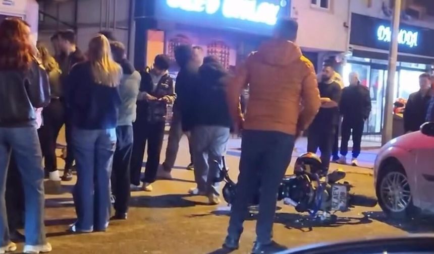 AVM önü savaş alanına döndü