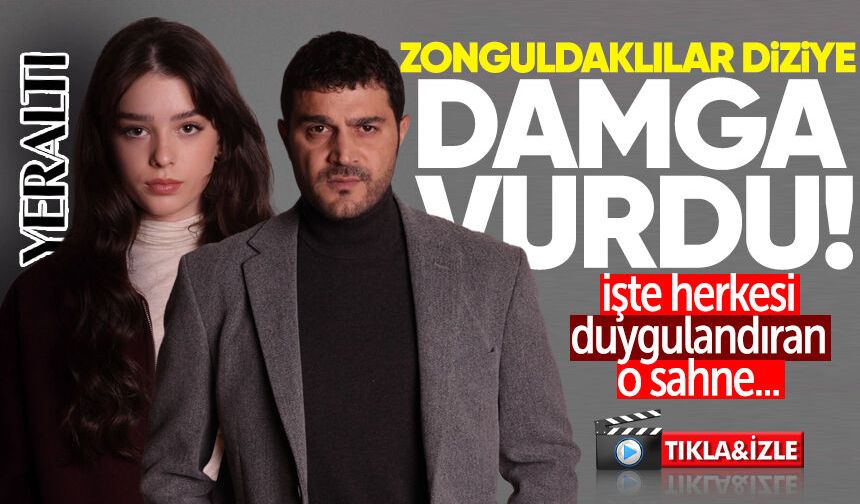 Yeraltı dizisinin son bölümüne Zonguldaklılar damga vurdu