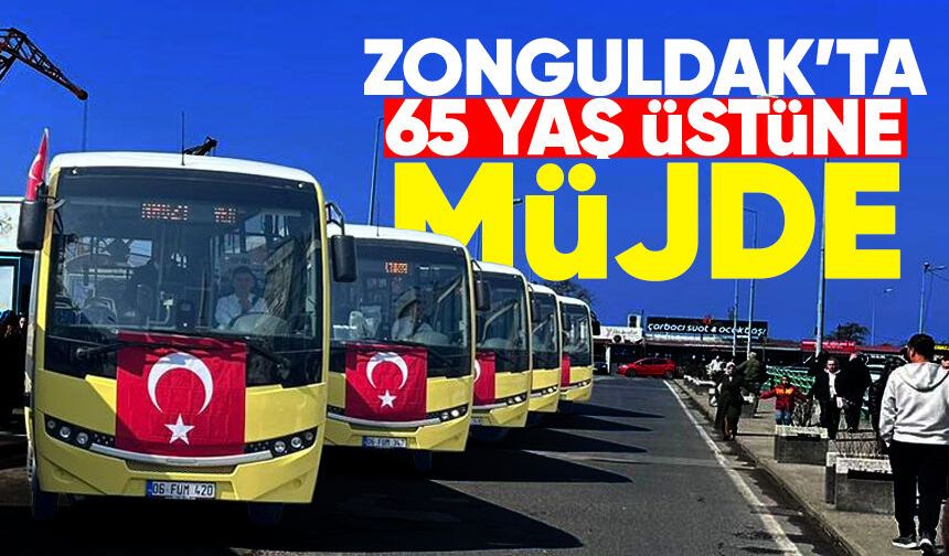 Zonguldak’ta 65 yaş üstüne ücretsiz ulaşım kartı dağıtımı başladı