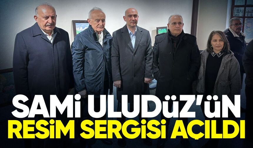 Zonguldak’ta Sami Uludüz’ün resim sergisi açıldı