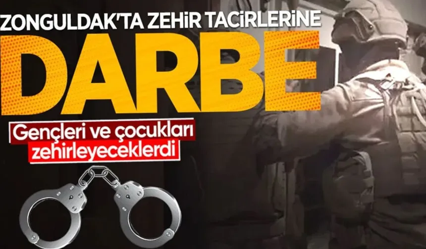 Zonguldak'ta uy*şturucu satıcılarına büyük darbe! 628 gözaltı