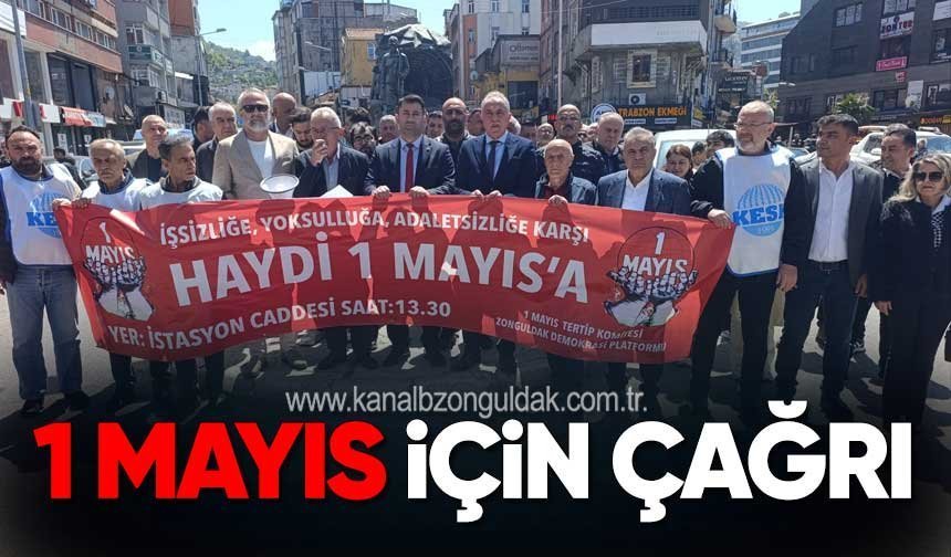 Zonguldak’ta 1 Mayıs Çağrısı