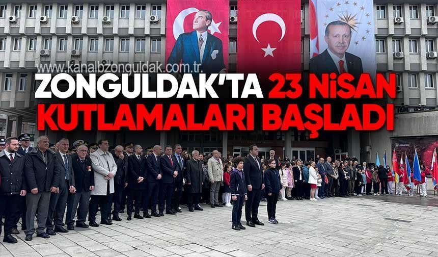 Zonguldak’ta 23 Nisan Coşkusu Başladı