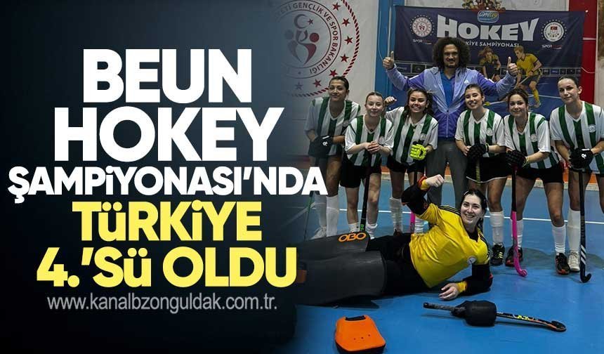 BEUN, İlk Kez Yer Aldığı Hokey Şampiyonası’nda Türkiye 4.’sü Oldu