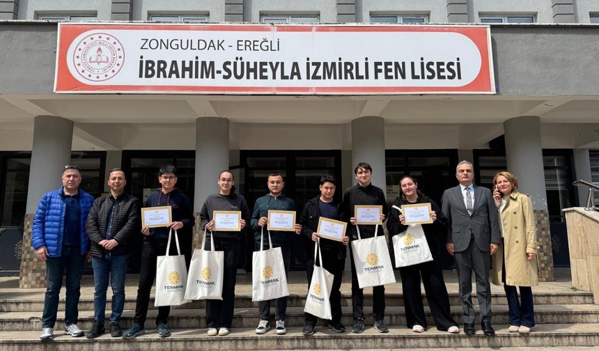 Ereğli’de bilim vizyonu başladı: Gençler ödülü hak etti