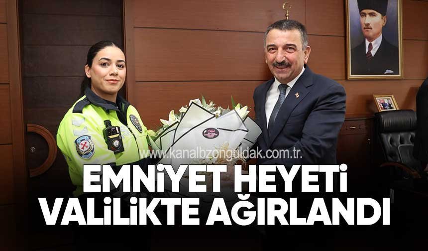 Emniyet Heyeti Valilikte Ağırlandı