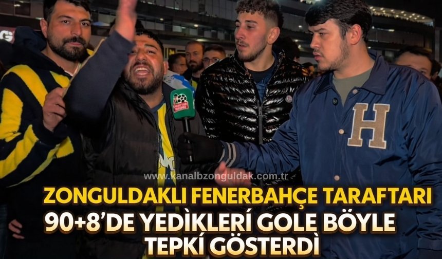 Zonguldaklı Fenerbahçe taraftarı 90+8’de yıkıldı: Çileden böyle çıktı