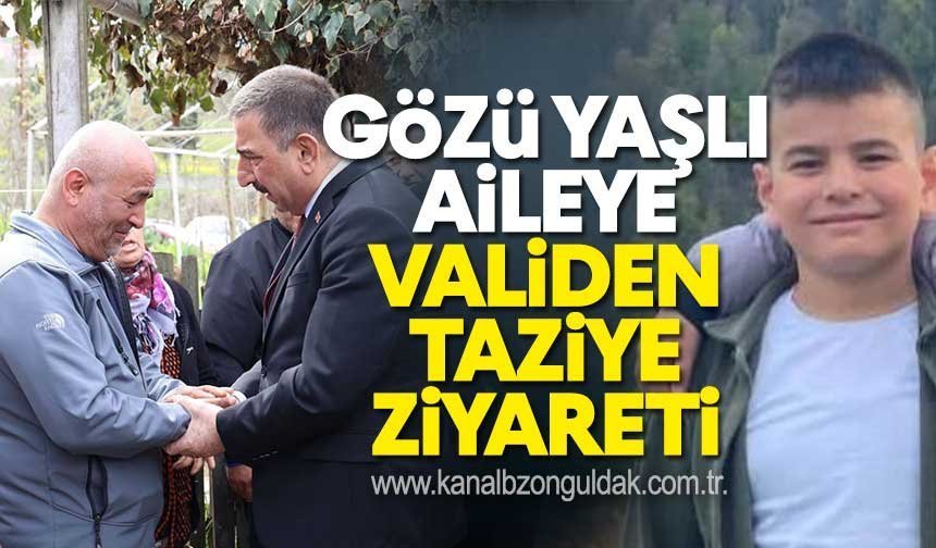 Gözü Yaşlı Aileye Validen Taziye Ziyareti