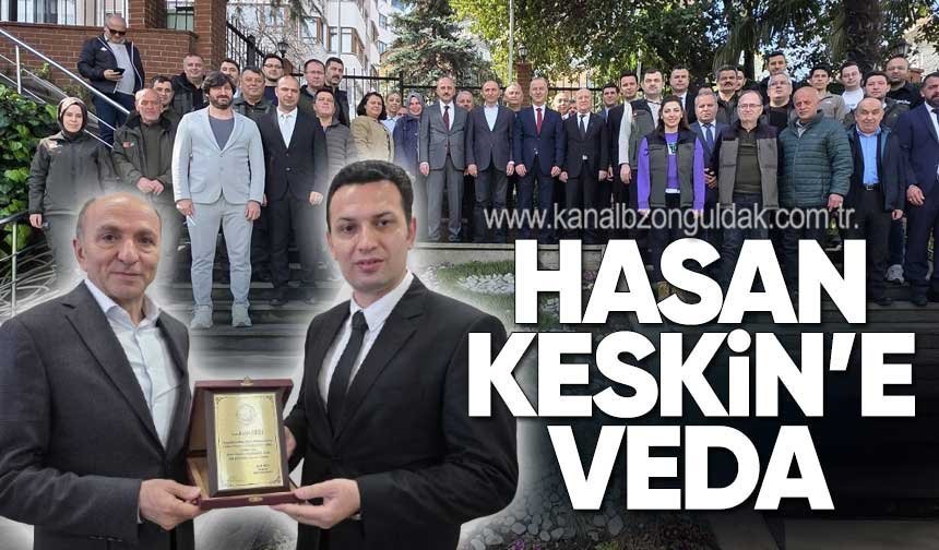 Hasan Keskin için Veda Töreni düzenlendi