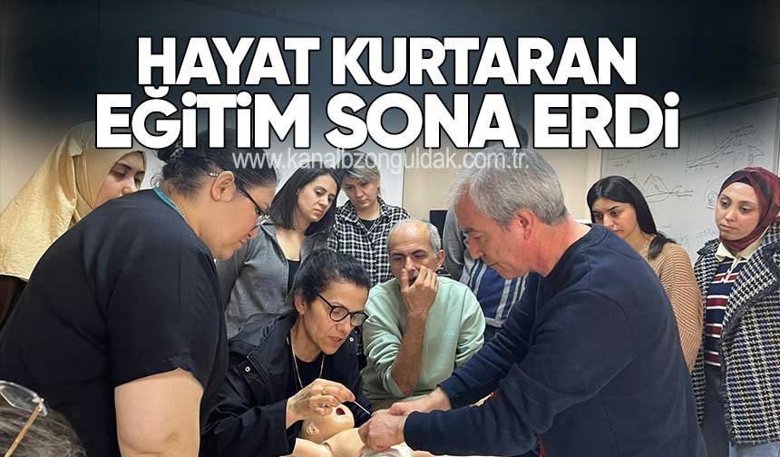 YENİDOĞAN CANLANDIRMA EĞİTİMİ SONA ERDİ