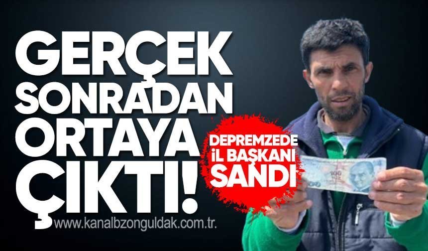 Depremzede vatandaş CHP il başkanı diye bakın kiminle konuşmuş