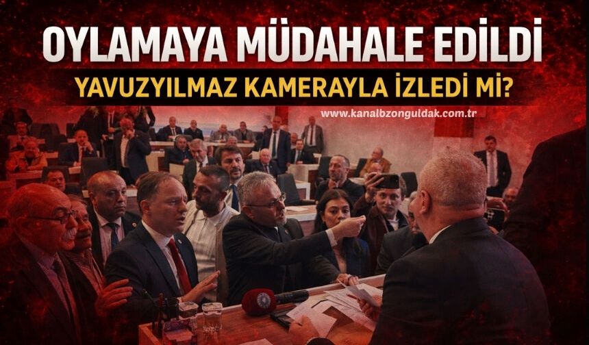 Zonguldak İl Genel Meclisinde yine tansiyon yükseldi:”Kamera ve fısıldaşma!”