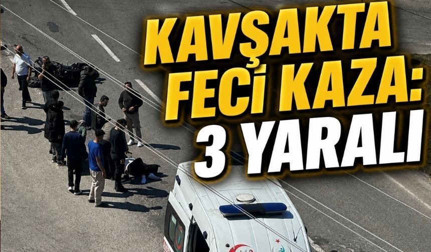 Devrek’te can pazarı: motosiklet patpata çarptı, 3 yaralı