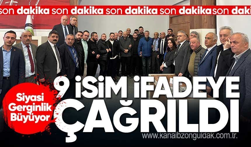 Olaylı Meclis Seçimi Sonrası CHP’li 9 İsim İfadeye Çağrıldı