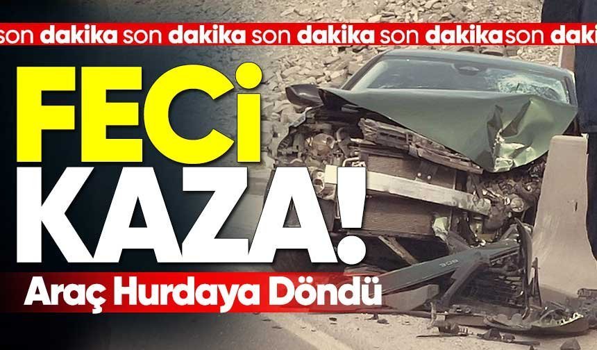 Kilimli sahil yolunda feci kaza