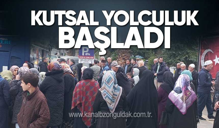 Gökçebey’den Kutsal Topraklara Duygusal Uğurlama