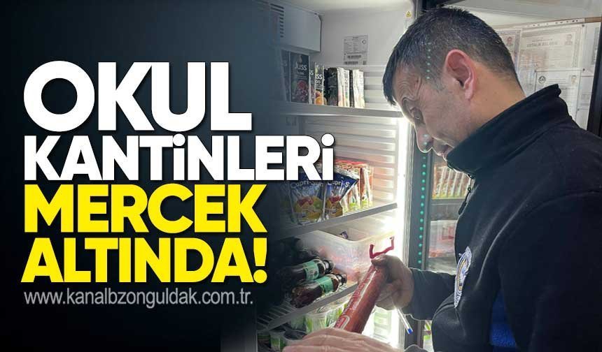 Okul Kantinlerine Sıkı Denetim