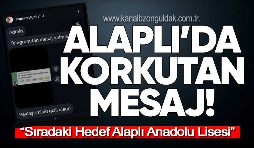 Alaplı'da büyük panik!