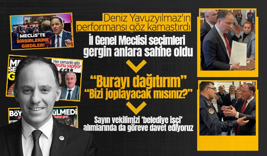 Milletvekili Deniz Yavuzyılmaz'ın performansı göz kamaştırdı