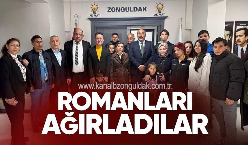 ROMANLARI AĞIRLADILAR