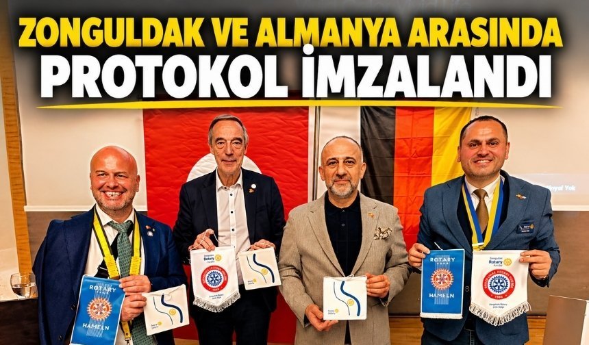 Zonguldak Rotary ile Almanya Wesseling Rotary kardeş kulüp oldu