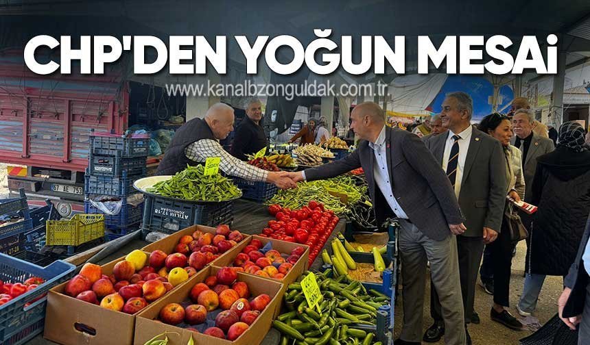 CHP Heyetinden Saltukova’da Ziyaret ve Esnaf Turu