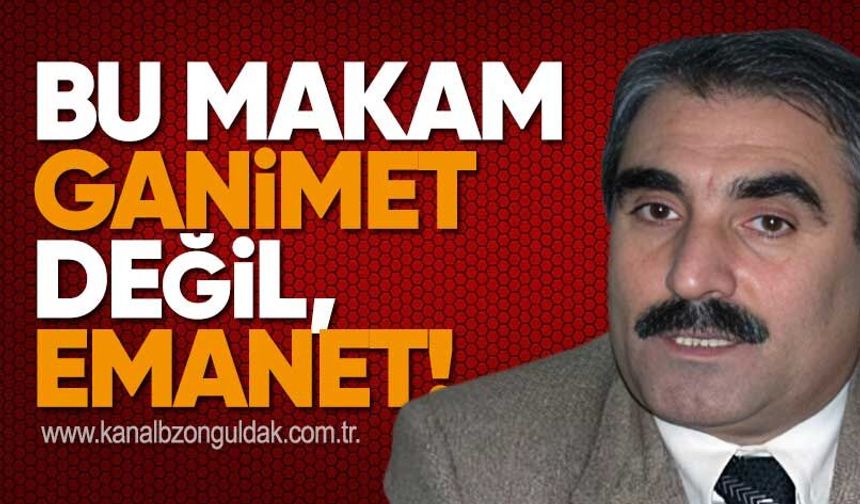 Gonca’dan Sert Uyarı: “Bu Makam Ganimet Değil, Emanet!”