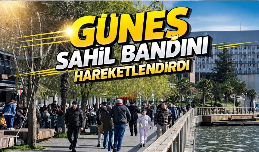 Zonguldak sahil bandı pazar günü yoğunluğunu yaşadı