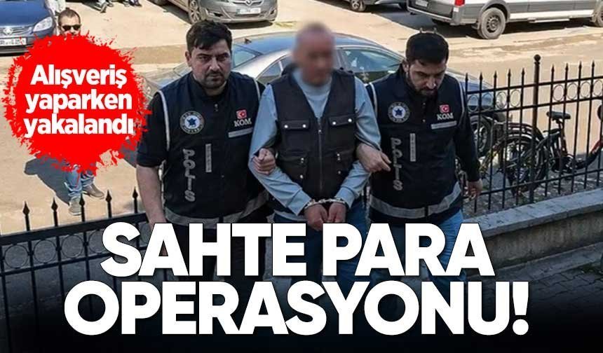 Sahte Parayla Alışveriş Yaptı, Yakalandı