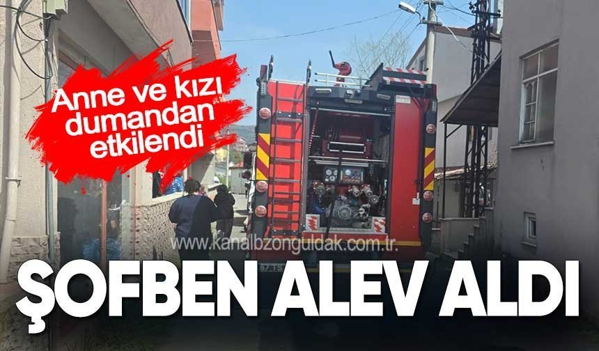 Ereğli’de Şofben Yangını: Anne ve Kızı Dumandan Etkilendi