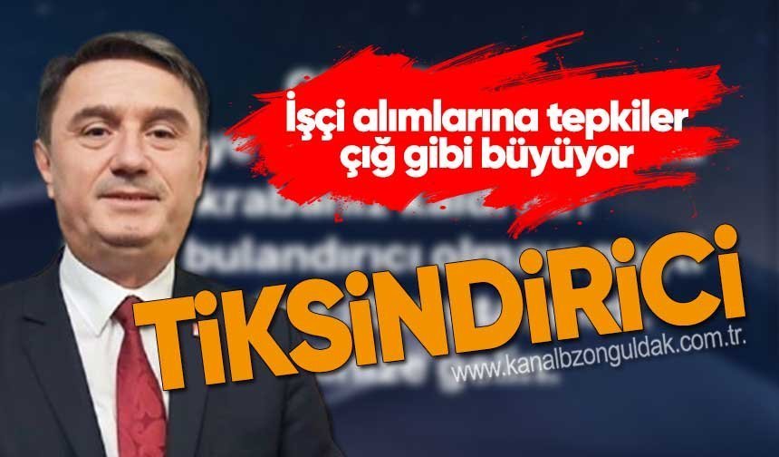 Zonguldak Belediyesine işçi alımı tepkileri büyüyor: “Tiksindirici boyuta geldi”