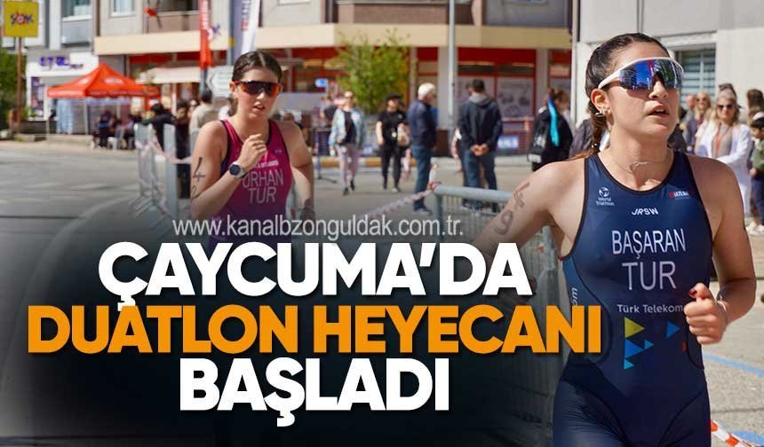 Çaycuma Duatlonu Türkiye Finali Başladı