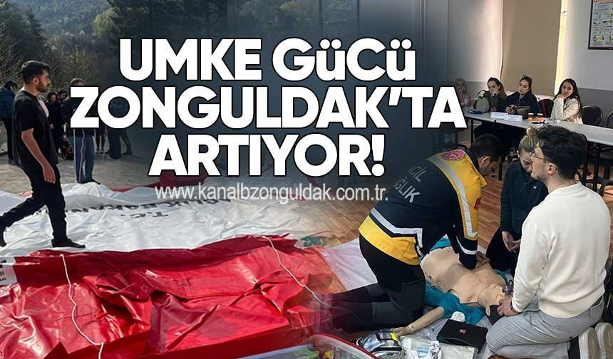 YİRMİ BEŞ YENİ UMKE GÖNÜLLÜSÜ YETİŞTİRİLDİ