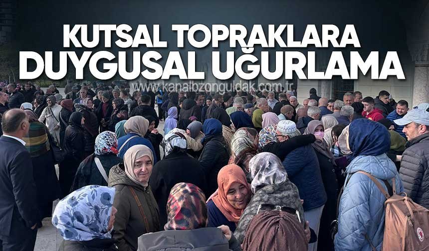 Uzunmehmet Camii’nde Duygusal Hac Uğurlaması