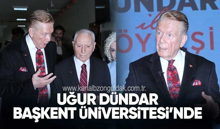 Uğur Dündar Başkent Üniversitesi’nde Öğrencilerle Buluştu