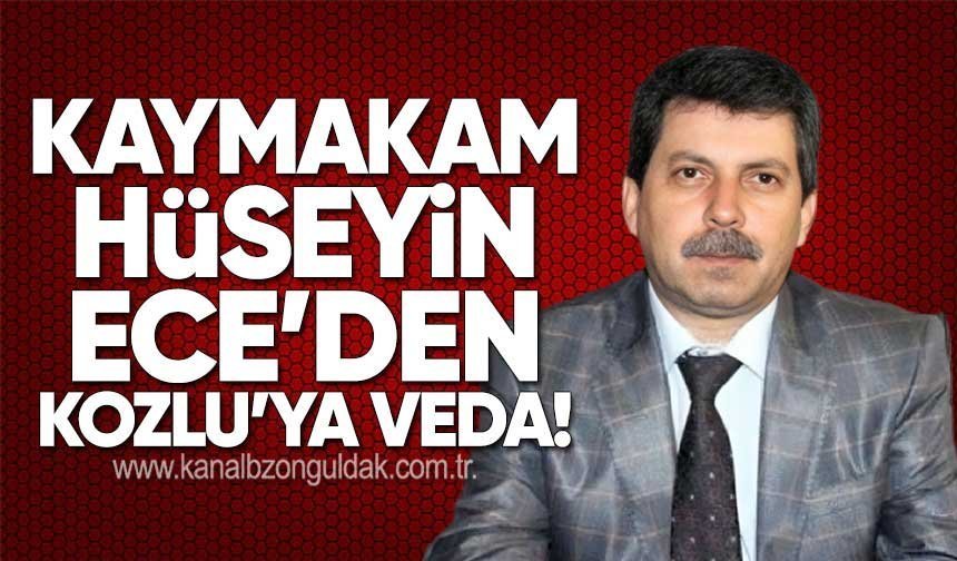 Kozlu Kaymakamı Veda Ediyor