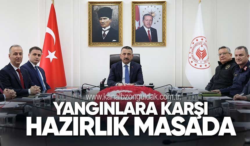 Orman Yangınlarıyla Mücadele Komisyonu Toplantısı Yapıldı