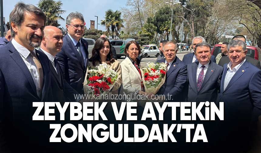 CHPli Gökhan Zeybek ve Ensar Aytekin Zonguldak’ta